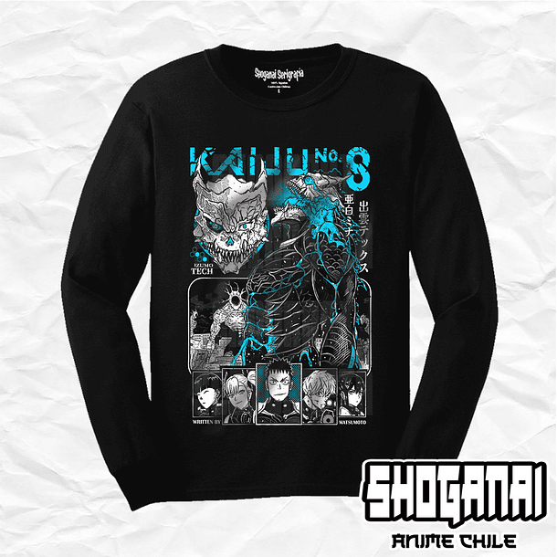 K802 Tercera División - Kaiju No. 8 / Polera manga larga 1