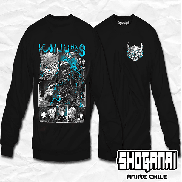 K802 Tercera División - Kaiju No. 8 / Crewneck - Poleron Polo 1