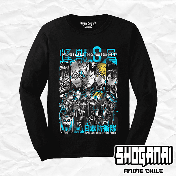 K807 Tercera División - Kaiju No. 8 / Polera manga larga 1