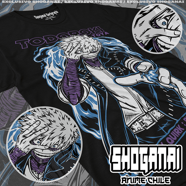 BNH01 Dabi / Toya Todoroki - Boku No Hero / Polera manga corta 1