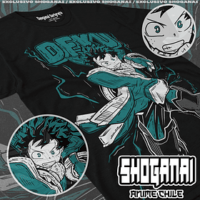 BNH02 Deku / Izuku Midoriya - Boku No Hero / Polera manga corta