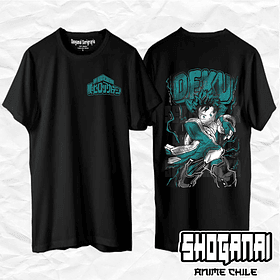 BNH02 Deku / Izuku Midoriya - Boku No Hero / Polera manga corta