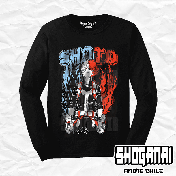 BNH04 Shoto / Shoto Todoroki - Boku No Hero / Polera manga larga 1