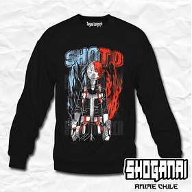 BNH04 Shoto / Shoto Todoroki - Boku No Hero / Crewneck - Poleron Polo