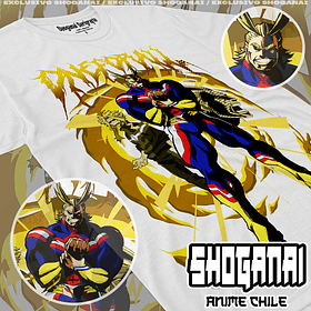BNH05 All Might - Boku No Hero / Polera manga corta