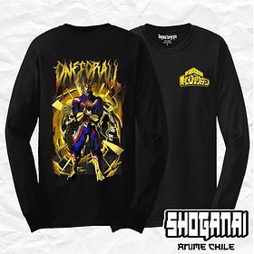 BNH05 All Might - Boku No Hero / Polera manga larga