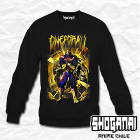 BNH05 All Might - Boku No Hero / Crewneck - Poleron Polo