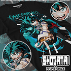 BNH06 Deku / Izuku Midoriya - Boku No Hero / Polera manga corta 1