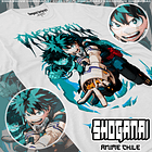 BNH06 Deku / Izuku Midoriya - Boku No Hero / Polera manga corta 1