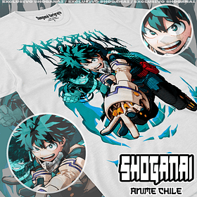 BNH06 Deku / Izuku Midoriya - Boku No Hero / Polera manga corta