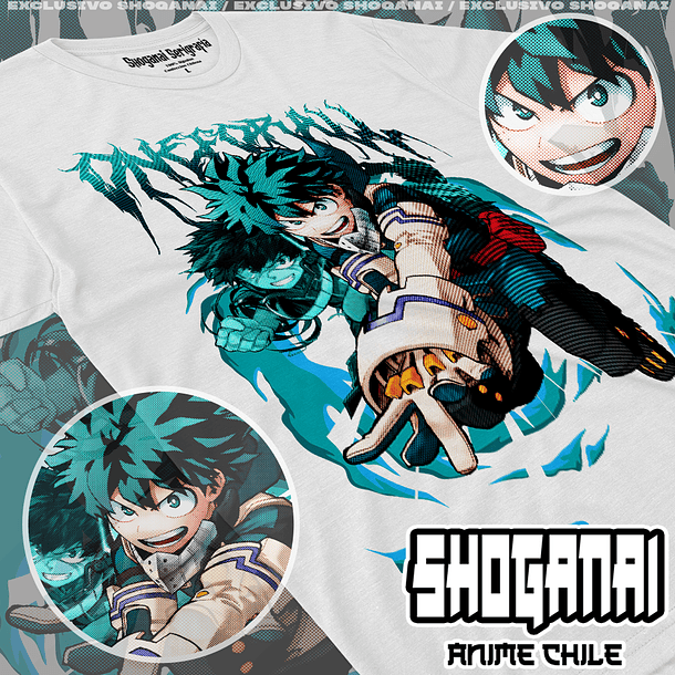 BNH06 Deku / Izuku Midoriya - Boku No Hero / Polera manga corta 1