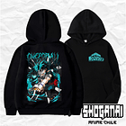 BNH06 Deku / Izuku Midoriya - Boku No Hero / Hoddie - Poleron Canguro 1