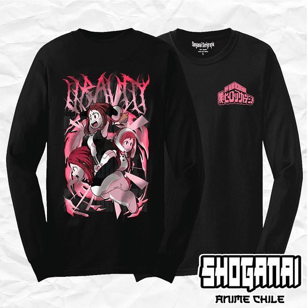 BNH09 Uravity / Ochaco Uraraka - Boku No Hero / Polera manga larga 1