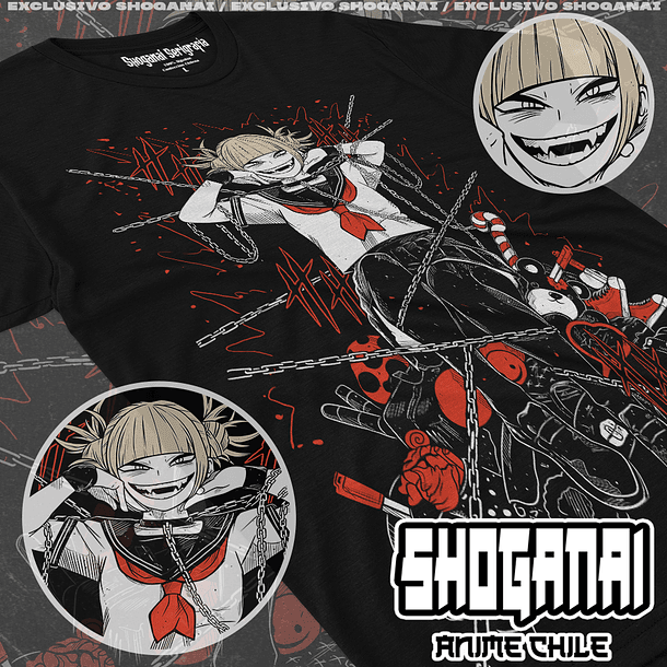 BNH10 Himiko Toga - Boku No Hero / Polera manga corta 1