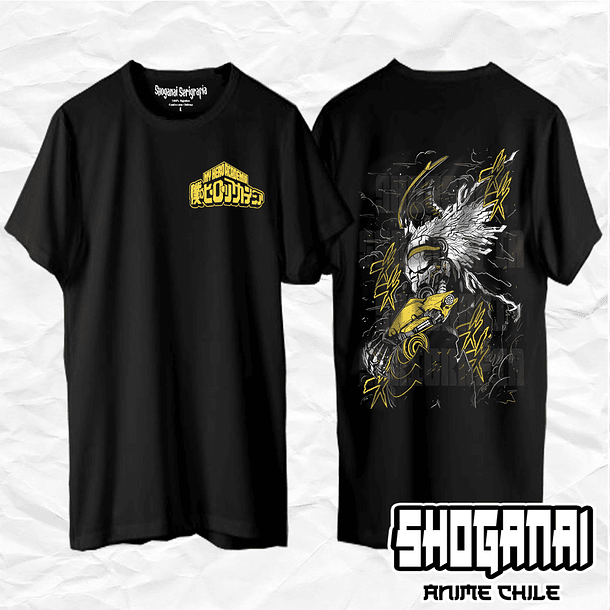 BNH13 Armored All Might - Boku No Hero / Polera manga corta 1