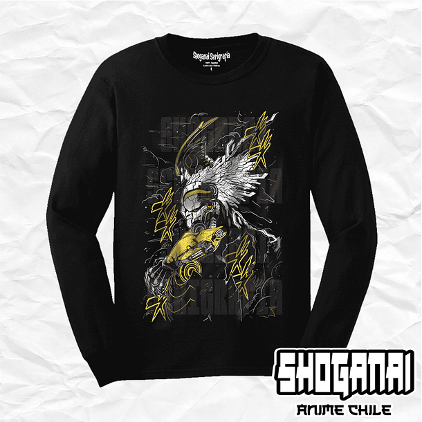 BNH13 Armored All Might - Boku No Hero / Polera manga larga 1