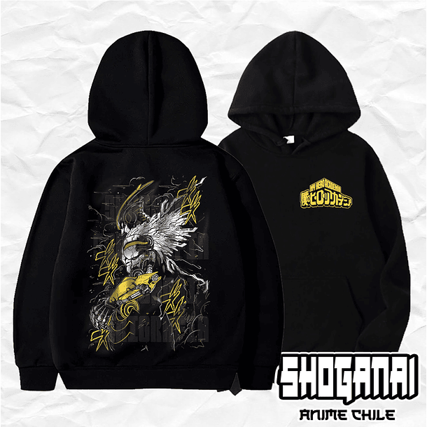 BNH13 Armored All Might - Boku No Hero / Hoddie - Poleron Canguro 1