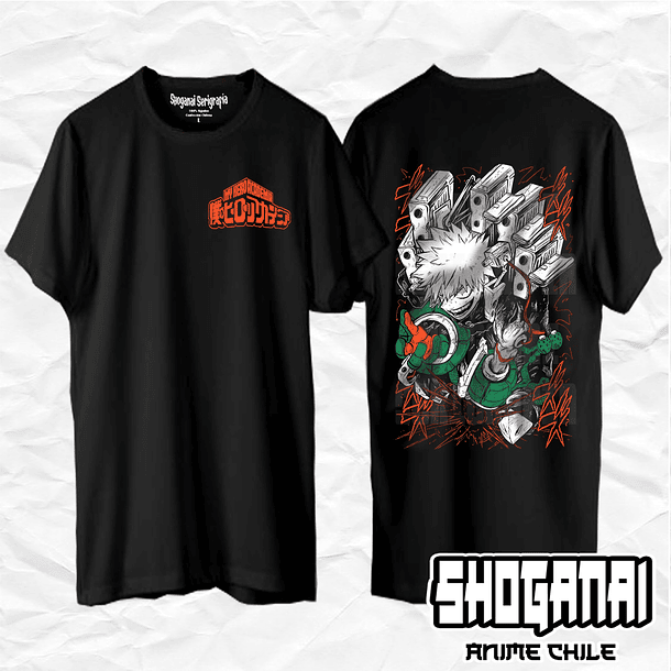 BNH14 Dynamight / Katsuki Bakugo - Boku No Hero / Polera manga corta 1