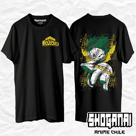 BNH16 Deku / Izuku Midoriya - Boku No Hero / Polera manga corta