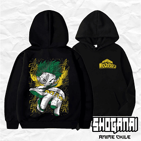 BNH16 Deku / Izuku Midoriya - Boku No Hero / Hoddie - Poleron Canguro
