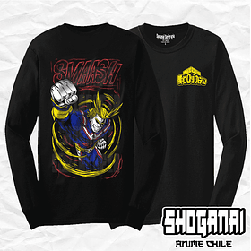 BNH17 All Might - Boku No Hero / Polera manga larga