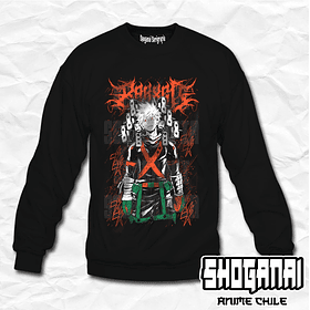 BNH18 Dynamight / Katsuki Bakugo - Boku No Hero / Crewneck - Poleron Polo