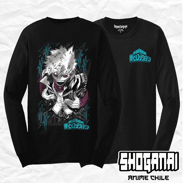 BNH19 Dabi / Toya Todoroki - Boku No Hero / Polera manga larga 1