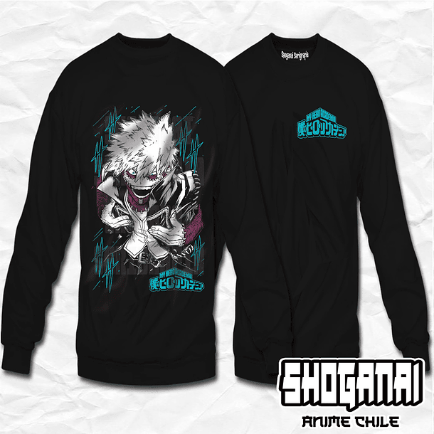 BNH19 Dabi / Toya Todoroki - Boku No Hero / Crewneck - Poleron Polo 1