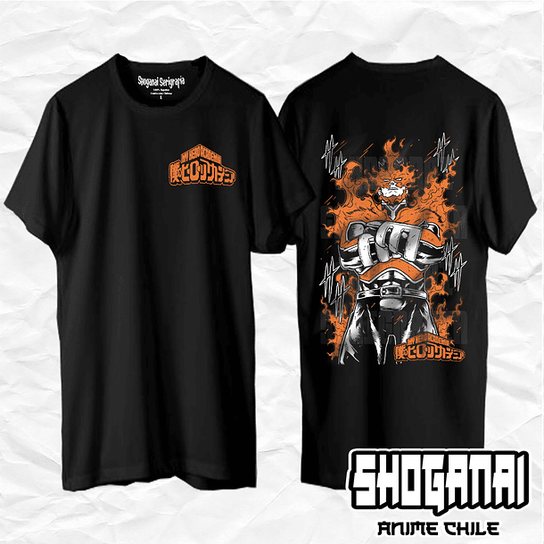 BNH21 Endeavor / Enji Todoroki - Boku No Hero / Polera manga corta 1