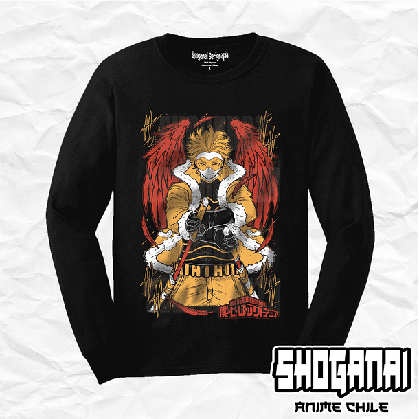 BNH22 Hawks - Boku No Hero / Polera manga larga 1