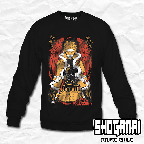 BNH22 Hawks - Boku No Hero / Crewneck - Poleron Polo 1