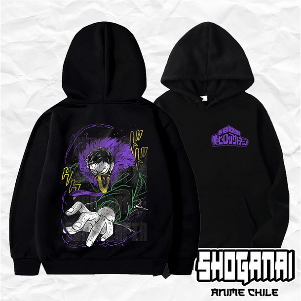 BNH23 Overhaul - Kai Chisaki - Boku No Hero / Hoddie - Poleron Canguro 1