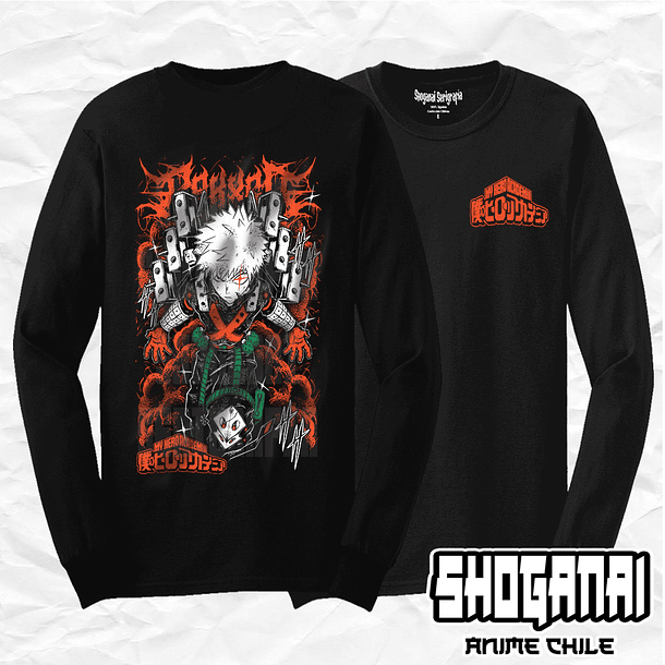 BNH25 Dynamight - Katsuki Bakugo - Boku No Hero / Polera manga larga 1