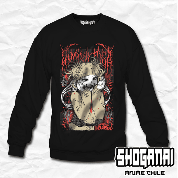 BNH26 Himiko Toga - Boku No Hero / Crewneck - Poleron Polo 1