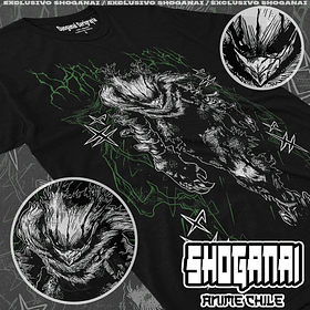 BNH27 Dark Deku - Izuku Midoriya - Boku No Hero / Polera manga corta