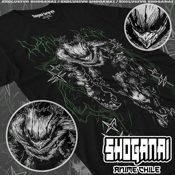 BNH27 Dark Deku - Izuku Midoriya - Boku No Hero / Polera manga corta 1