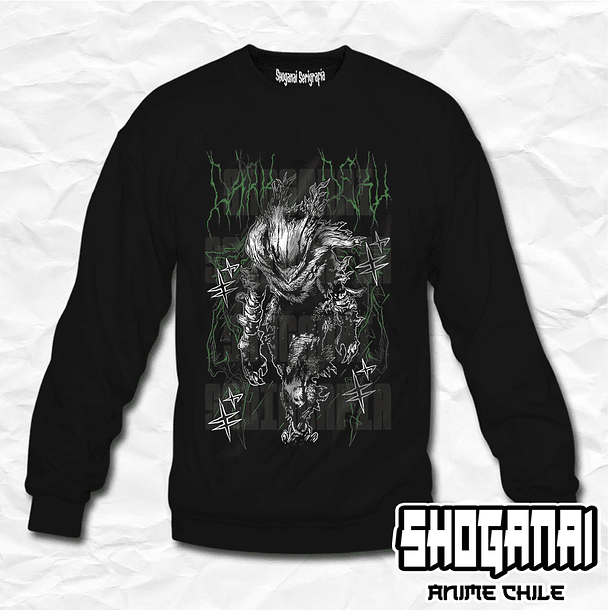 BNH27 Dark Deku - Izuku Midoriya - Boku No Hero / Crewneck - Poleron Polo 1