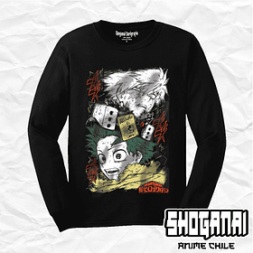 BNH28 Deku y Bakugo - Boku No Hero / Polera manga larga