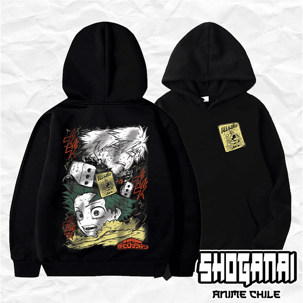 BNH28 Deku y Bakugo - Boku No Hero / Hoddie - Poleron Canguro 1