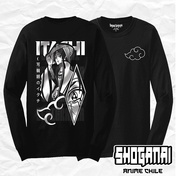 NAR01 Itachi Uchiha - Naruto / Polera manga larga 1