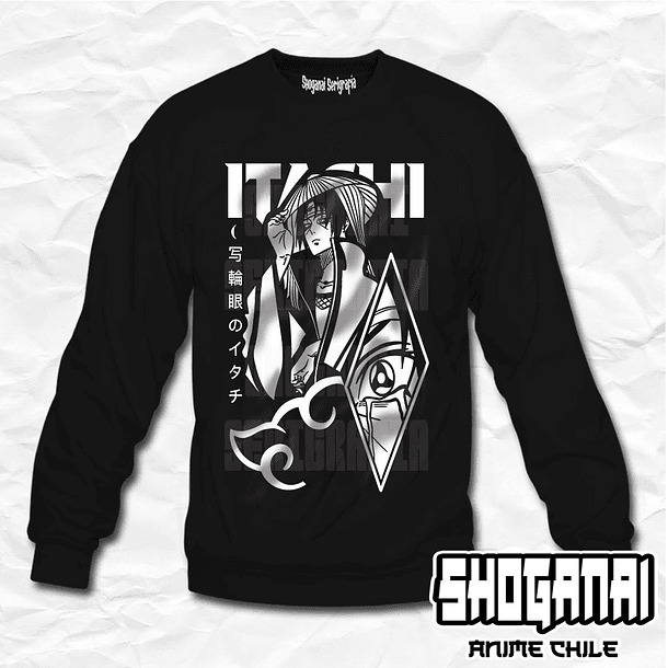 NAR01 Itachi Uchiha - Naruto / Crewneck - Poleron Polo 1