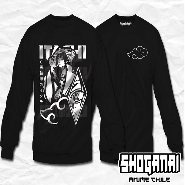 NAR01 Itachi Uchiha - Naruto / Crewneck - Poleron Polo 1