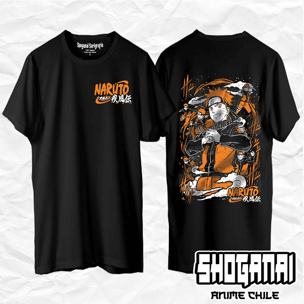 NAR02 Naruto Uzumaki - Naruto / Polera manga corta 1