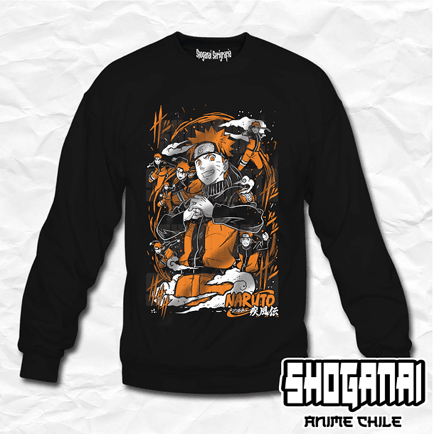 NAR02 Naruto Uzumaki - Naruto / Crewneck - Poleron Polo 1
