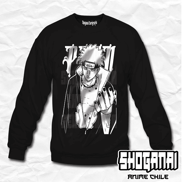 NAR04 Pain - Naruto / Crewneck - Poleron Polo 1