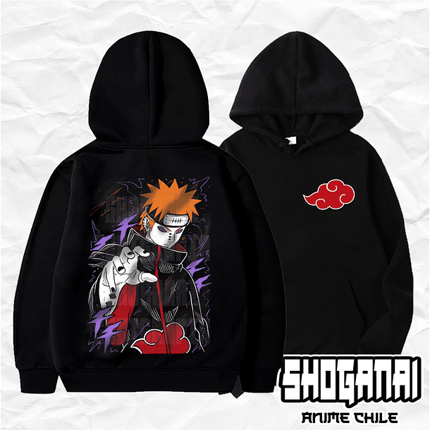 NAR09 Pain - Naruto / Hoddie - Poleron Canguro 1