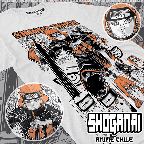 NAR10 Pain Shinra Tensei - Naruto / Polera manga corta 1
