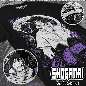NAR11 Sasuke Uchiha - Naruto / Polera manga corta