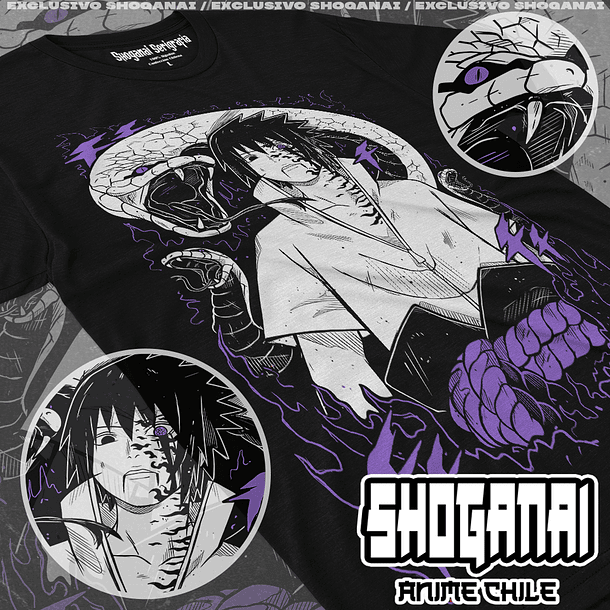 NAR11 Sasuke Uchiha - Naruto / Polera manga corta 1