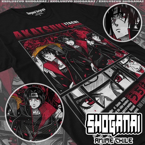 NAR12 Itachi Uchiha - Naruto / Polera manga corta 1